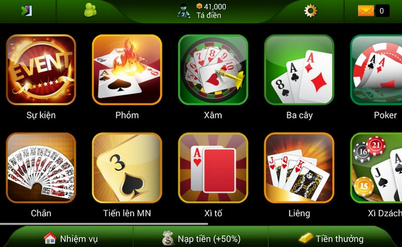 game bai online 2 Đánh bài vui mang lại tiền thưởng thật hậu hĩnh