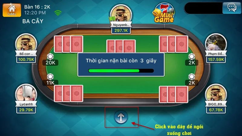 cach danh 3 cay uy tin 2 Trò chơi bài 3 cây mang tính may rủi cao